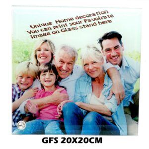 Personalised photo glass frame
